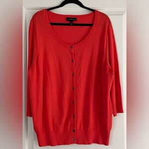 Lane Bryant Coral Knit Cardigan/Sweater